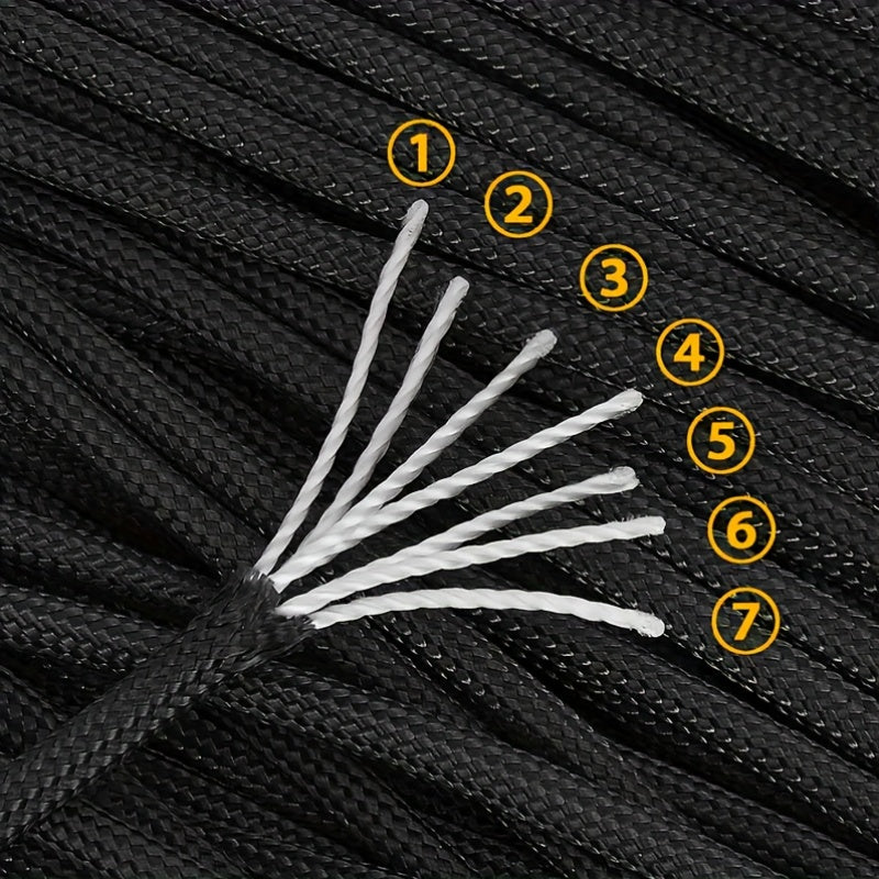 Nylon Camping Rope 500ft 4mm Thick 7 Strands Spool