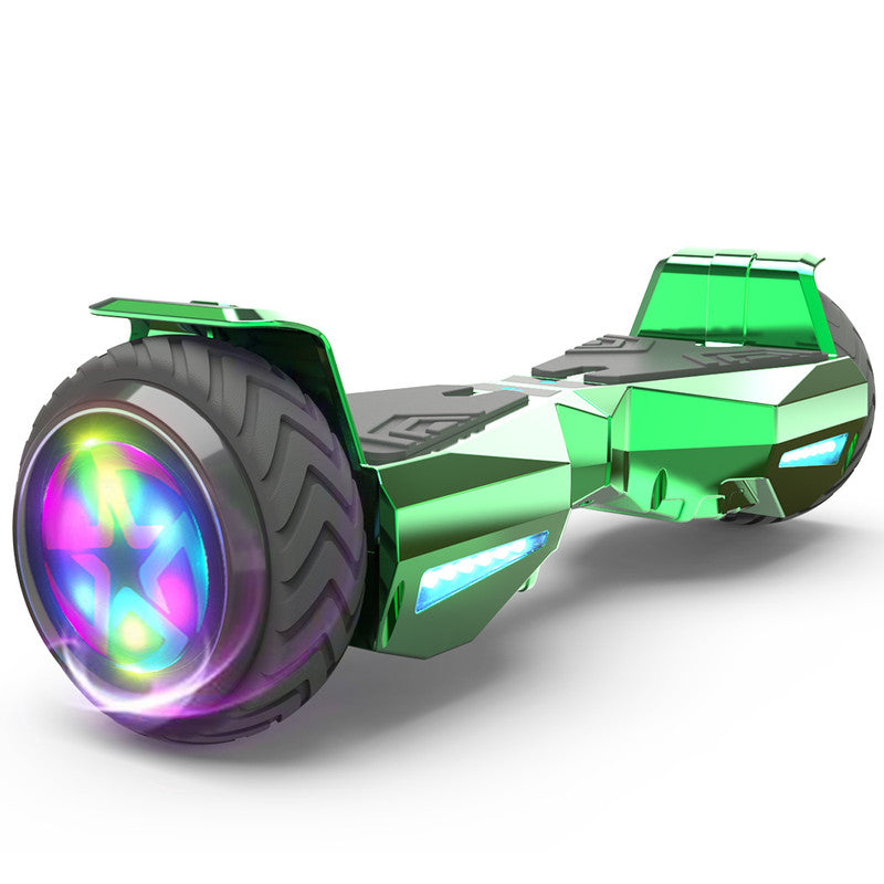 Bluetooth Hoverboard Chrome Wheel LED Lights Self Balancing