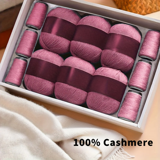 12 Pcs Premium Cashmere Yarn Anti Pill For Knitting