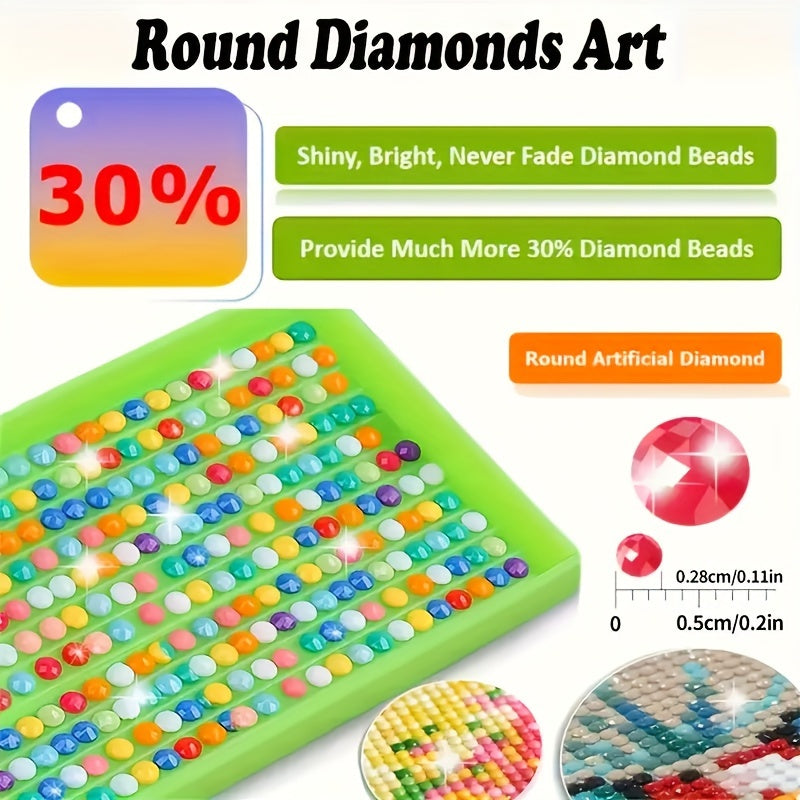 5D DIY Diamond Painting Kit With Anime Full Drill Art