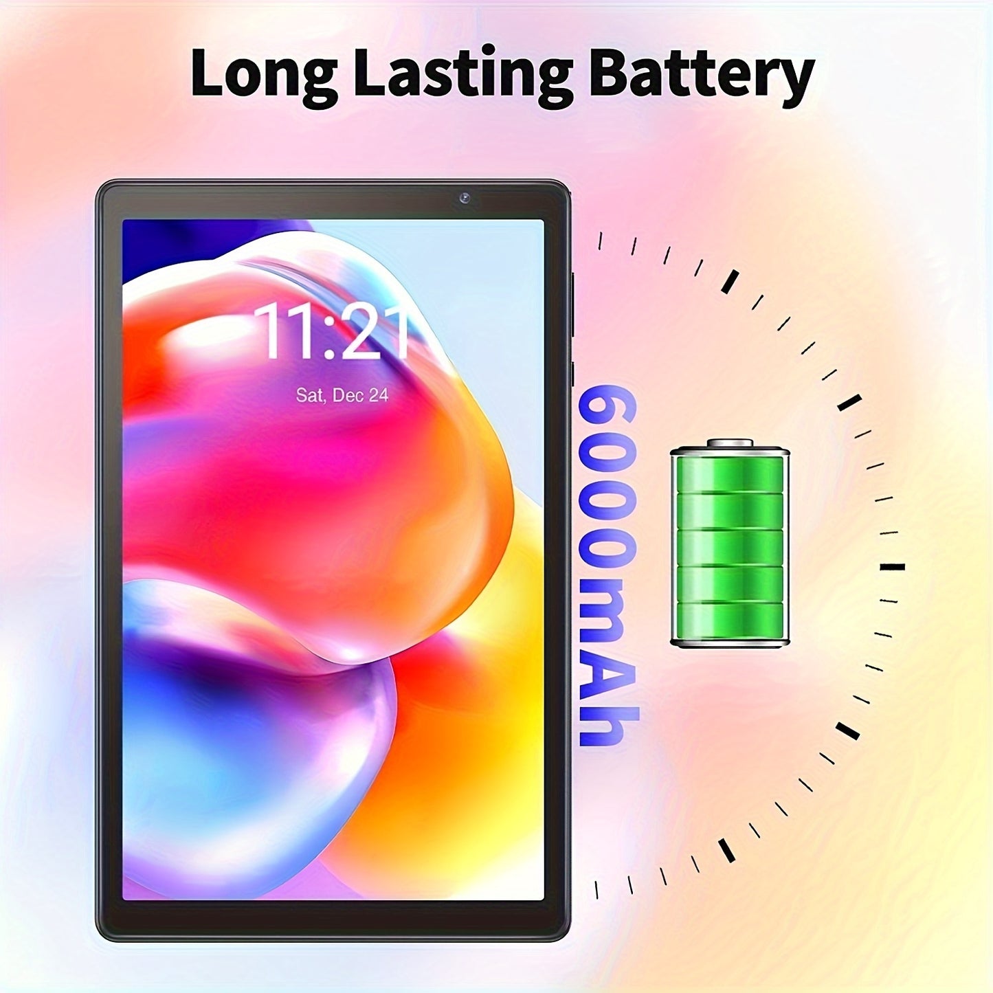 Pritom 10 Inch Android Tablet Quad Core 4GB RAM 32GB ROM