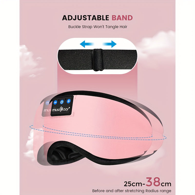 Wireless Sleep Eye Mask With Headphones And Type C Charging
