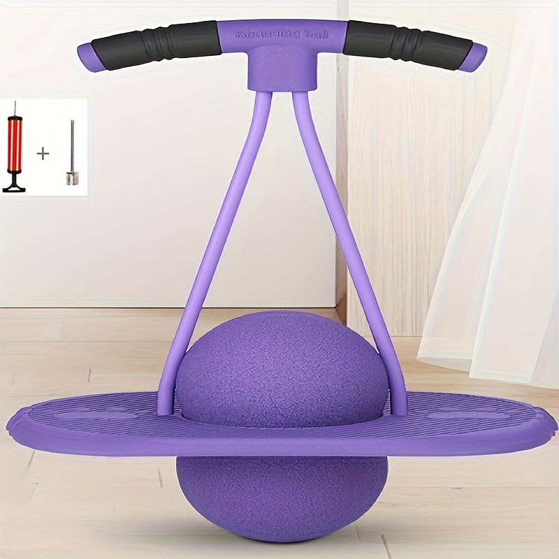 Jumping Ball Red Blue Kids Bouncy Ball For Balance Fitness