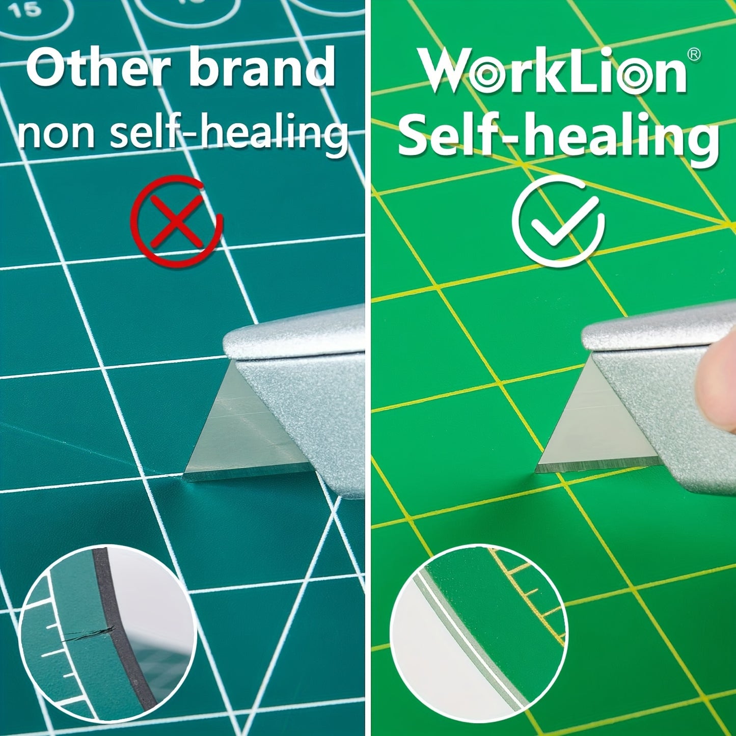 48x36 Green Self-Healing Cutting Mat for Sewing and Quilting