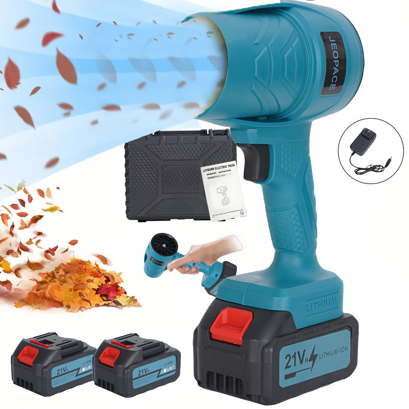 Handheld Cordless Leaf Blower with Lithium Battery and Fast Charger