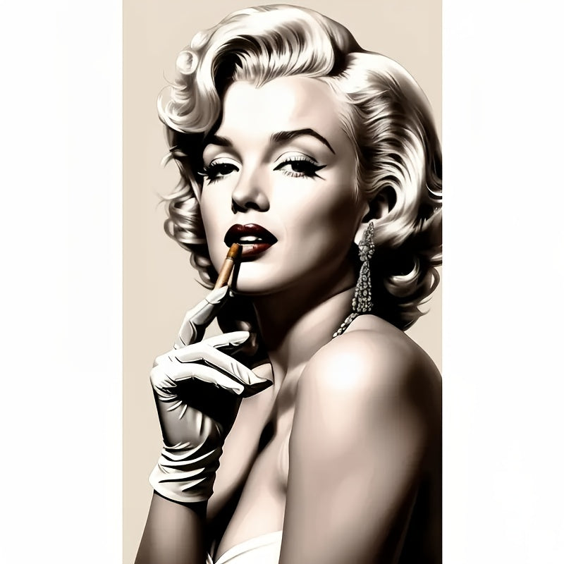 Hollywood Star 5D Diamond Painting Kit Round Canvas