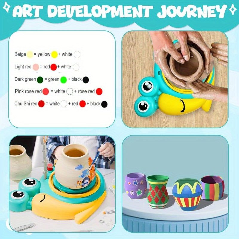 DIY Pottery Kit For Beginners Air Dry Clay Painting Gift