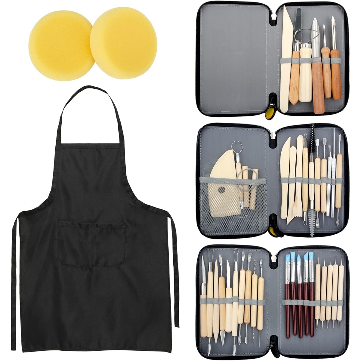 Complete Pottery Kit With Wheel And Tools For All Levels