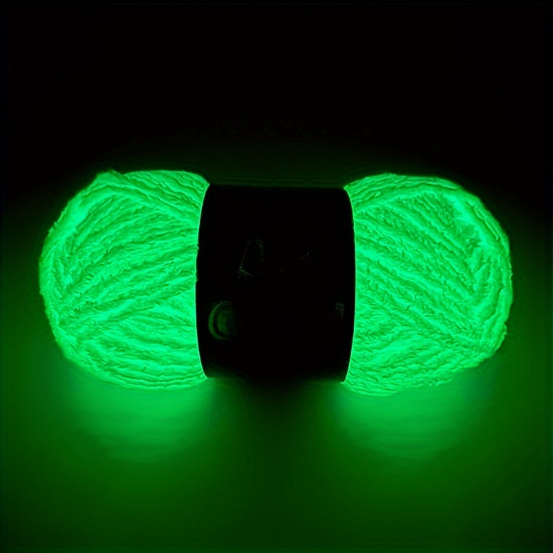 Glow In The Dark Chenille Yarn Set Neon Colors For Crafts
