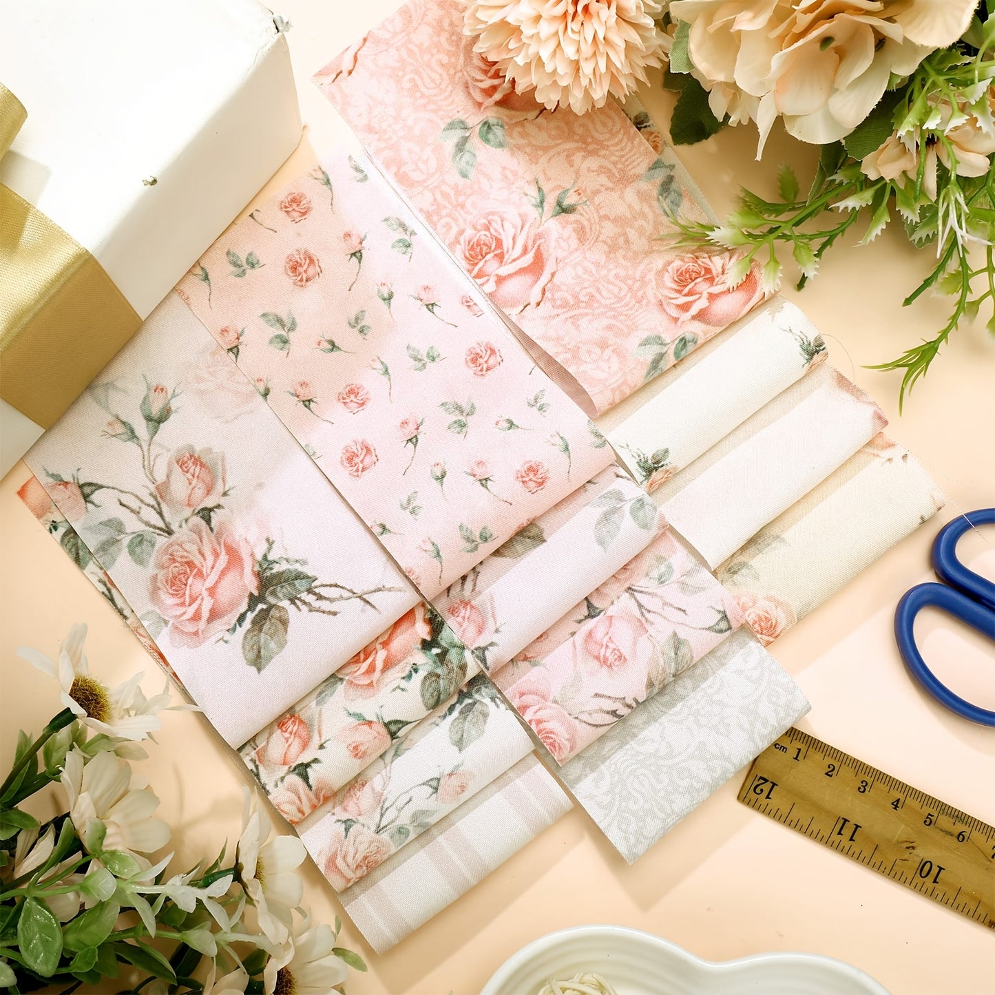 Sunflower Patchwork Precut Strips 2.56in Multicolor Bundles