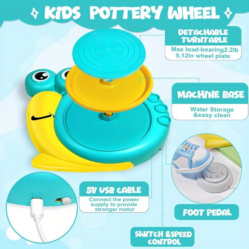 DIY Pottery Kit For Beginners Air Dry Clay Painting Gift