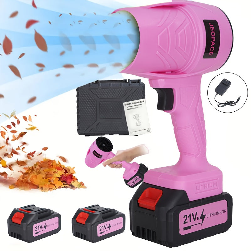 Handheld Cordless Leaf Blower with Lithium Battery and Fast Charger