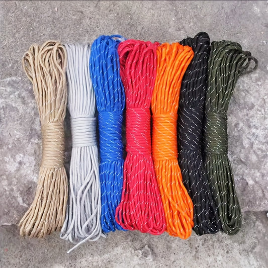 Heavy Duty 7 Core Outdoor Rope 4mm All Weather Multi Color