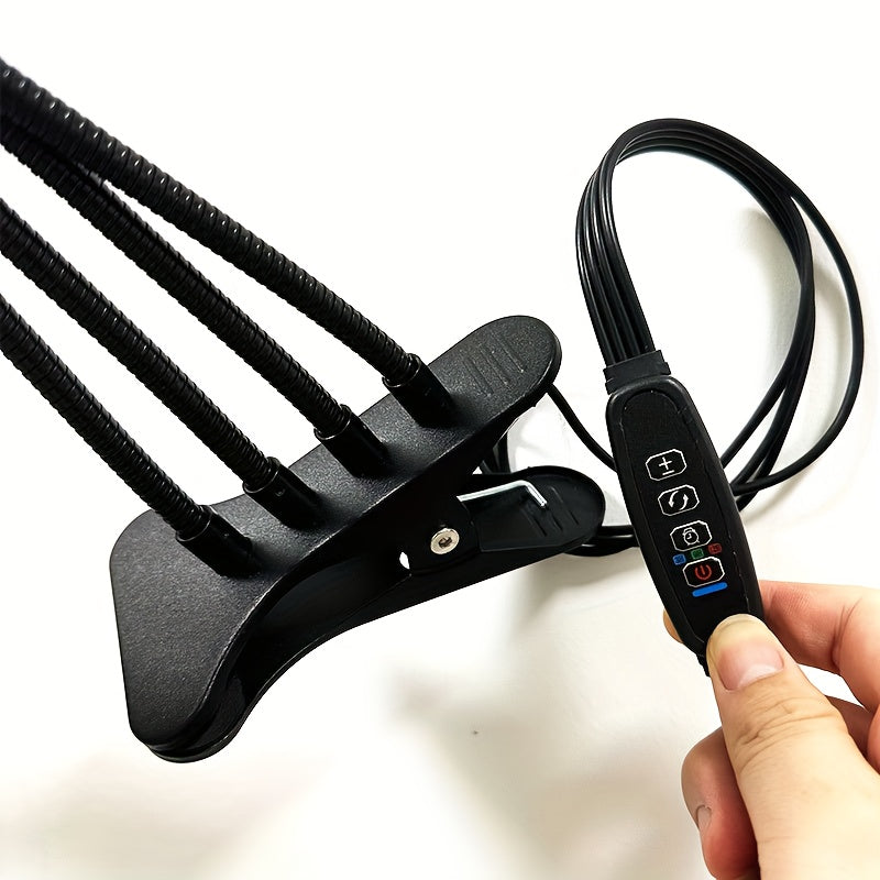LED Plant Growth Light, Adjustable Indoor Lighting, 3 Modes