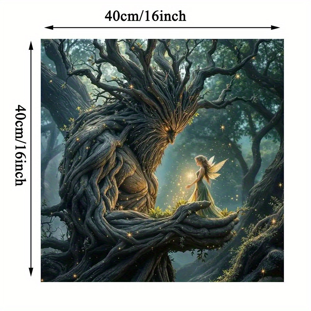Enchanted Forest Paint By Numbers Kit Glowing Tree Fairy