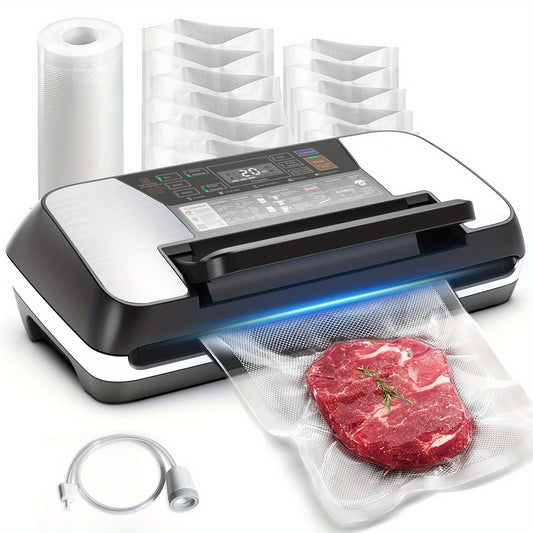 85kPa Vacuum Sealer 12 In 1 With Cutter Bag Storage
