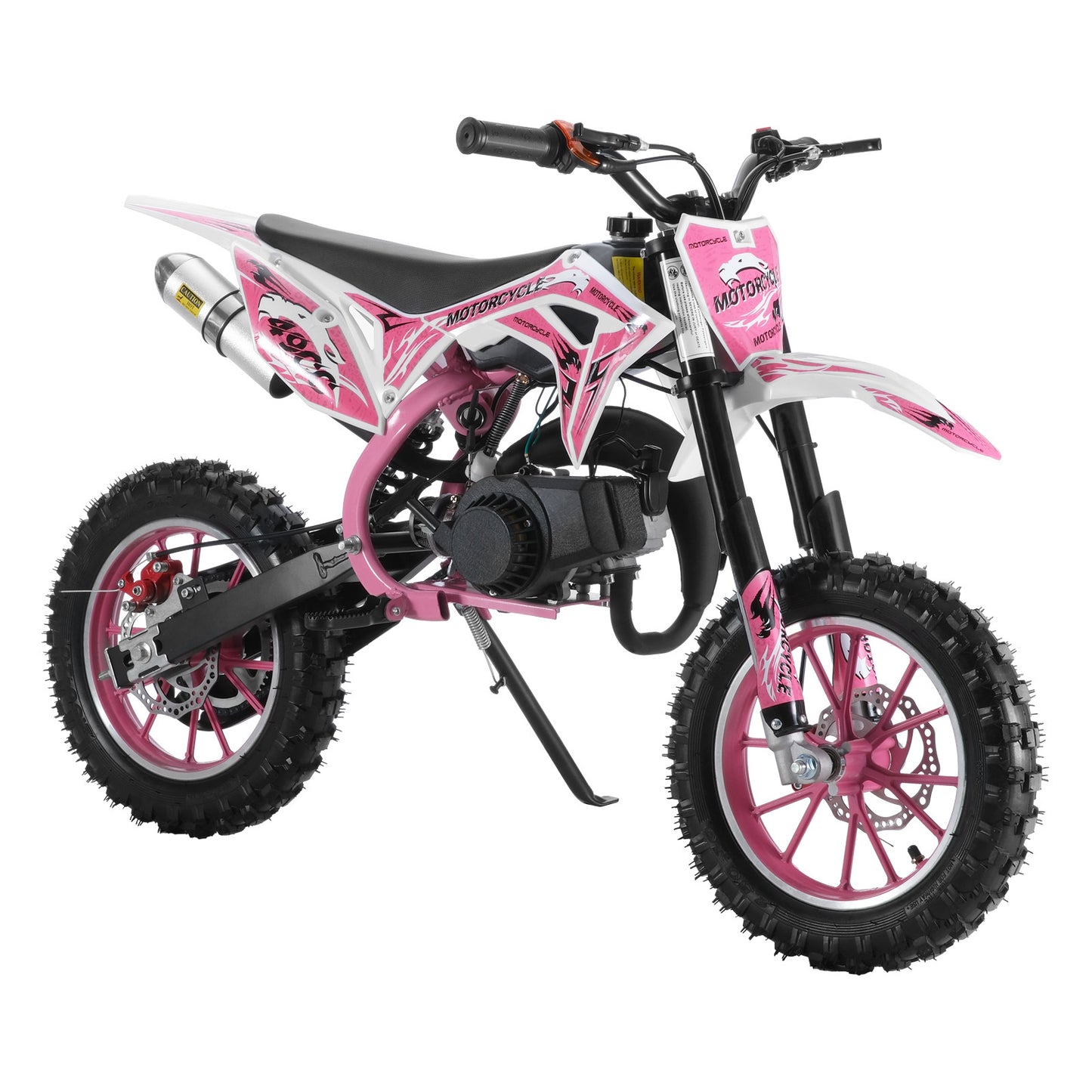 Gas-Powered Red 49cc 2-Stroke Kids Mini Motocross Bike