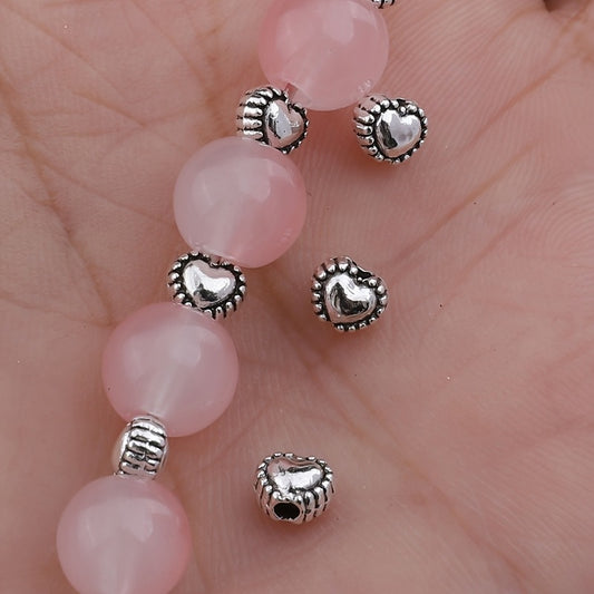 Cupid Heart Shaped Spacers Zinc Alloy Diy Jewelry Kit